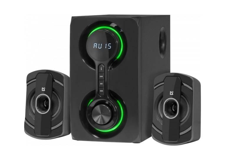 Defender Акустическая 2.1 система Eclipse 40Вт, BT/FM/MP3/SD/USB/AUX/RC, 65593