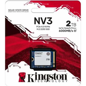 Kingston SSD NV3, 2000GB, M.2(22x30mm), NVMe, PCIe 4.0 x4, 3D TLC, SNV3SM3/2T0