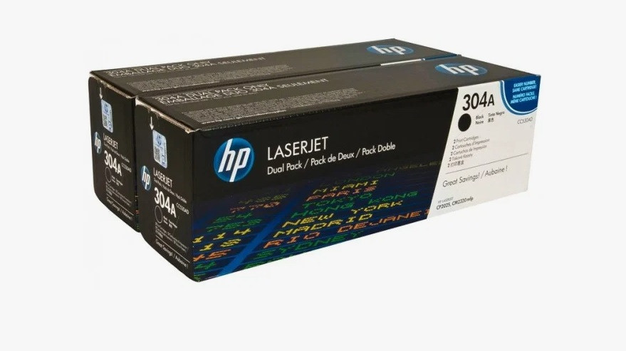 Картридж 304А для HP CLJ CP2025/CM2320, 2x3,5K (O) CC530AD black