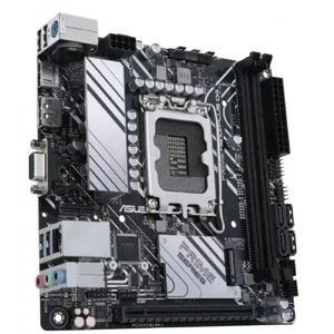 ASUS PRIME H610I-PLUS D4-CSM (Socket 1700, mini ITX, 2xDDR4(64GB), VGA//HDMI/DP, 1xPCIe 4.0x16, 1xLAN, 4xSATA 6Gb/s, 1xM.2, 1xM.2 E key, 2xUSB 3.2, 2xUSB 2.0, 1xPS/2) 
