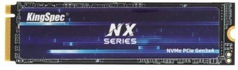Твердотельный диск 1TB Kingspec SSD NX-1TB, PCI-E 3x4 [R/W - 3400/3100 MB/s], NX-1TB 2280