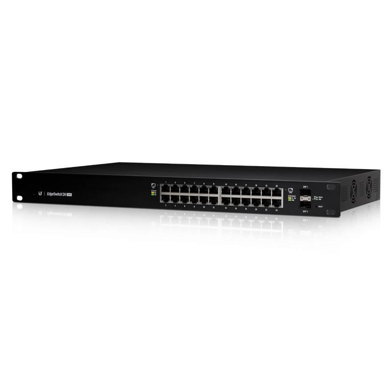 Ubiquiti ES-24-250W Коммутатор EdgeSwitch 24 250W, RJ45 24х1 Гбит/с, 2хSFP, PoE 250 Вт