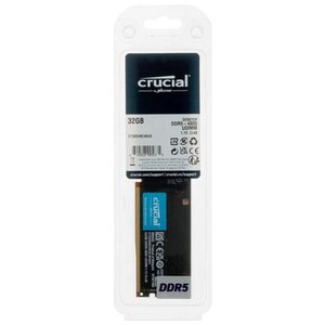 Crucial DDR5 DIMM 32GB 4800 MT/s CL40 16Gbit CT32G48C40U5