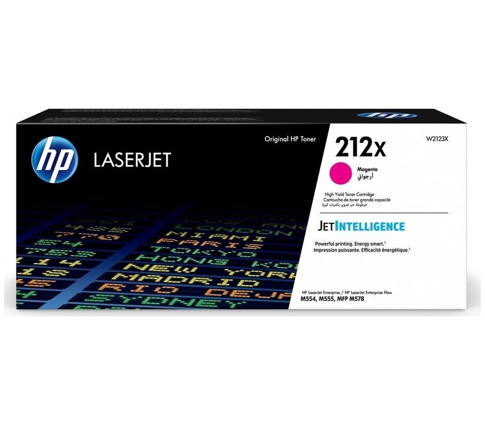 Тонер-картридж/ HP 212X High Yield Magenta Original LaserJet Toner Cartridge, W2123X