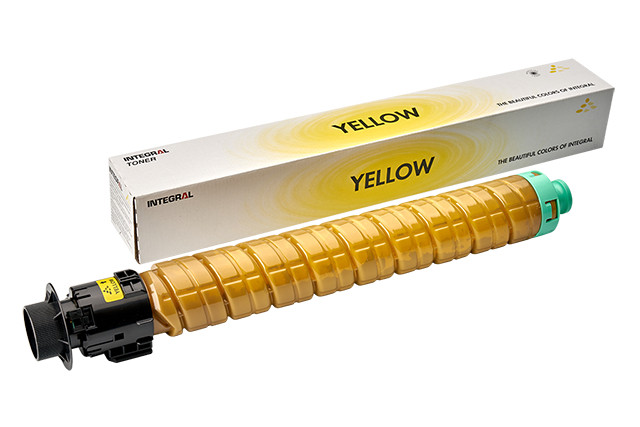Тонер-картридж Integral для Ricoh MP C-4503, C-5503, C-6003, C-4504, C-5504, C-6004 yellowс чипом желтый, 14400357