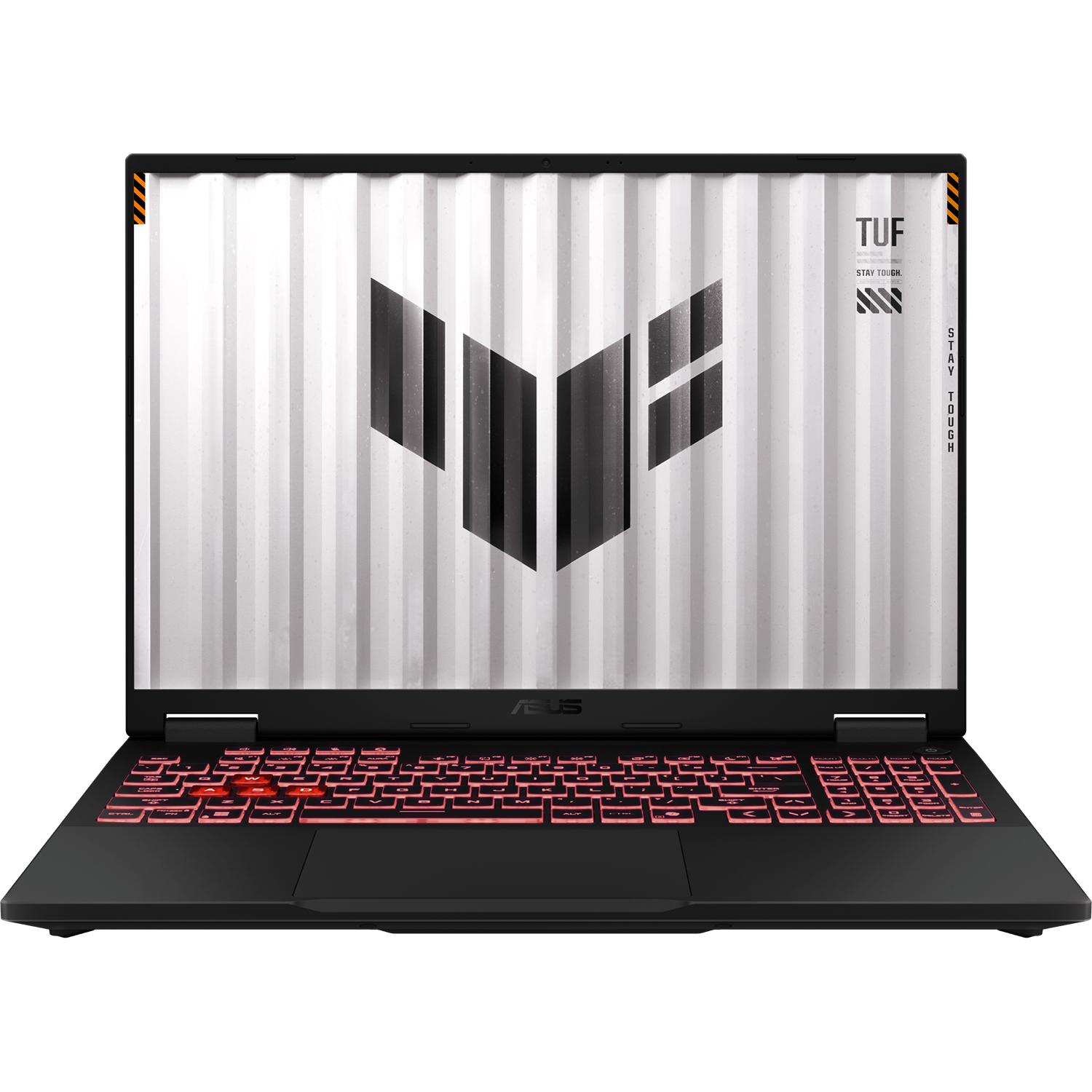 Ноутбук/ ASUS TUF A16 FA608UMI-TU172 16"(1920x1200 (матовый, 144Hz) IPS)/AMD Ryzen 7  260(2.4Ghz)/16384Mb/512PCISSDGb/noDVD/Ext:nVidia GeForce RTX 5060(8192Mb)/Cam/BT/WiFi/90WHr/war 1y/2.2kg/Jaeger Gray/DOS, 90NR0KV1-M00BC0