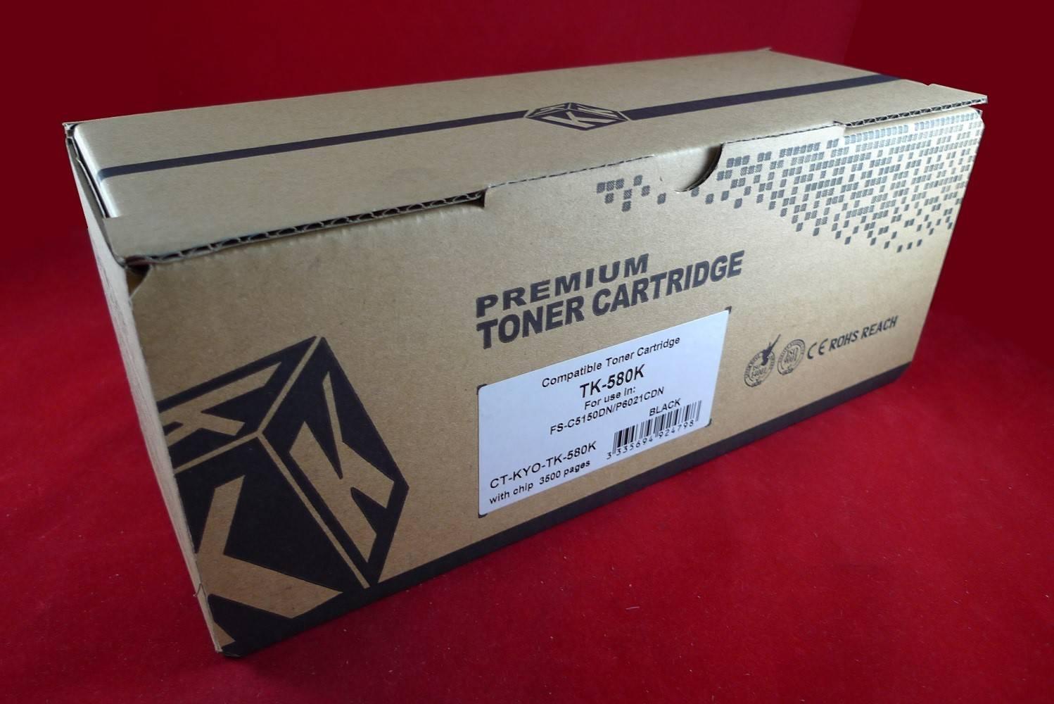 Тонер-картридж для Kyocera FS-C5150DN/P6021CDN TK-580K black 3.5K ELP Imaging®, CT-KYO-TK-580K