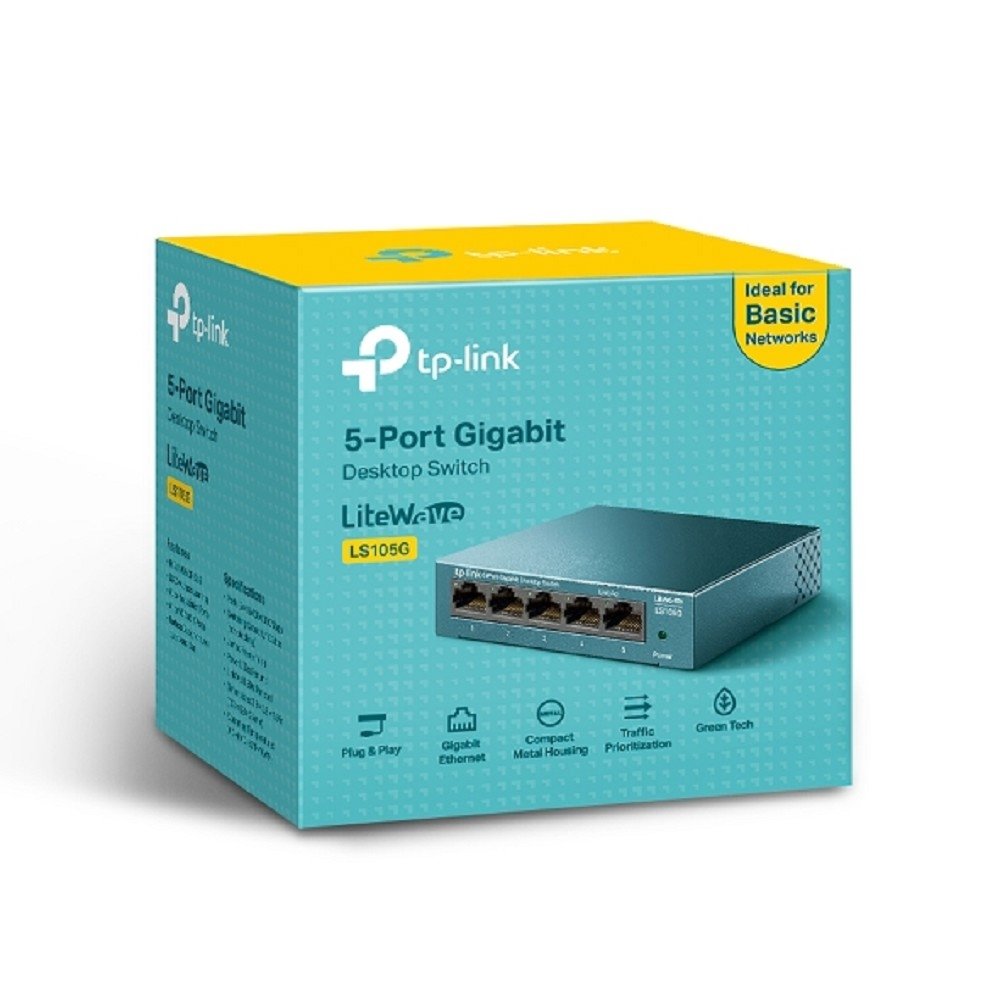 TP-Link LS105G Настольный коммутатор с 5 гигабитными портами