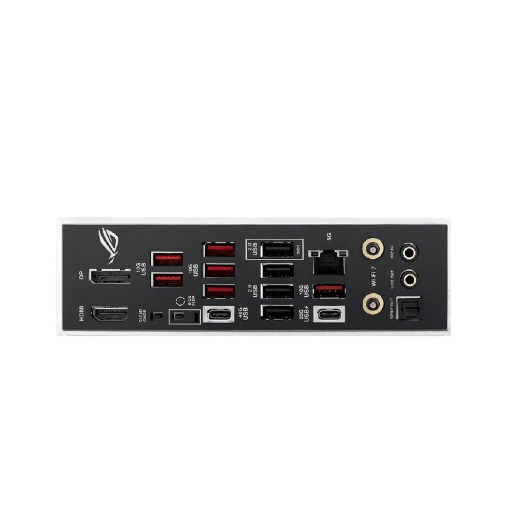 ASUS ROG STRIX B850-E GAMING WIFI (Socket AM5, ATX, 4xDDR5(256GB), DP/HDMI/USB4, 1xPCIe 5.0x16/1xPCIe 4.0x16, 1xLAN (5GbE), Wi-Fi 7, BT, 4xSATA 6Gb/s, 5xM.2, 2xType-C, 6xUSB 3.2, 4xUSB 2.0)