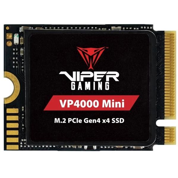 Твердотельный накопитель Patriot Viper VP4000 Mini 1TB M.2 2230 NVMe PCIe 4.0 x4 R5000/W3500 TBW 250TB 3D NAND TLC, VP4000M1TBM23