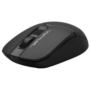 A-4Tech Мышь Fstyler FB12 черный оптическая (1200dpi) беспроводная BT/Radio USB (3but) [1595331], FB12 BLACK