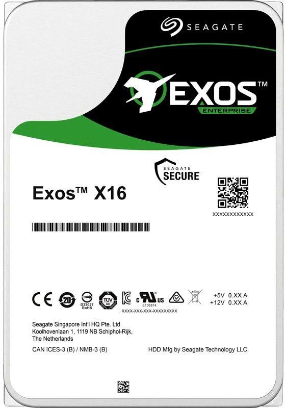 Жесткий диск/ HDD Seagate SATA3 10Tb Exos X16 Enterprise 7200 256Mb 1 year warranty, ST10000NM001G