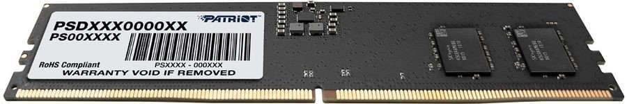 Patriot DDR5 DIMM 8Gb 5200MHz PSD58G520041 Signature RTL PC5-41600 CL42ECC 288-pin 1.1В single rank
