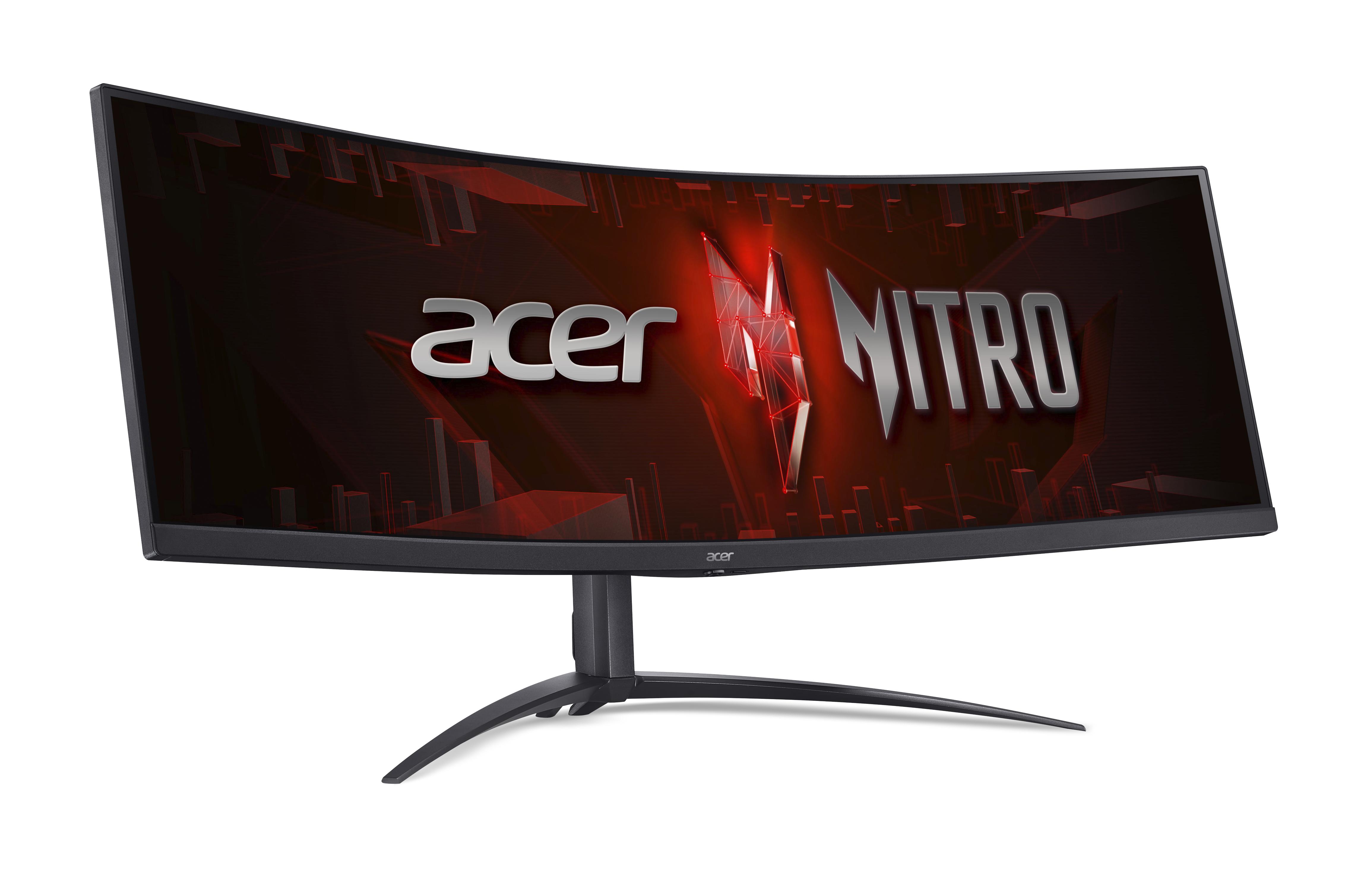 Монитор Acer 44,5'' XZ452CUVbemiiphuzx 1500R, 32:9, VA, DQHD, 1/4ms, 450cd, 165Hz, HDMI, DP, USB-C, USB, LAN, SPK, HAS, UM.MX2CD.V01