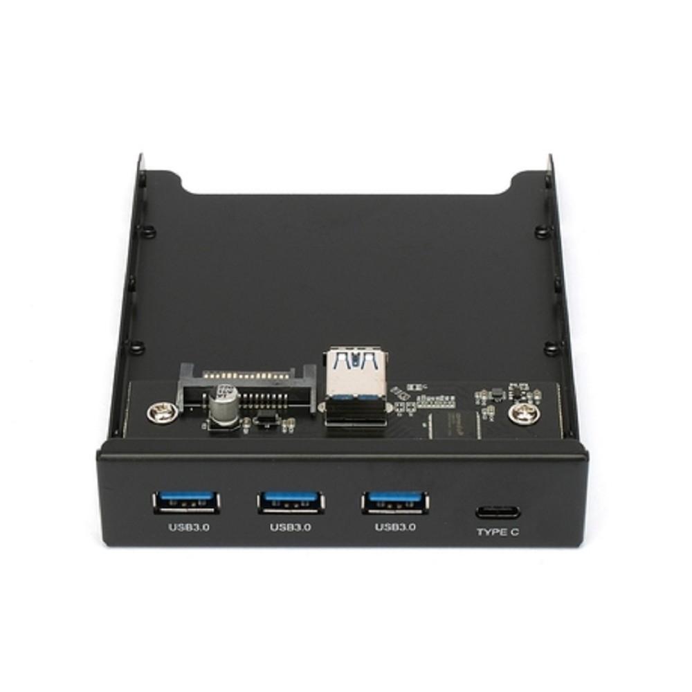 Gembird Планка USB 3.0 на переднюю панель 3.5, 3 порта USB и 1 порт Type-C (FP3.5-USB3-3A1C)