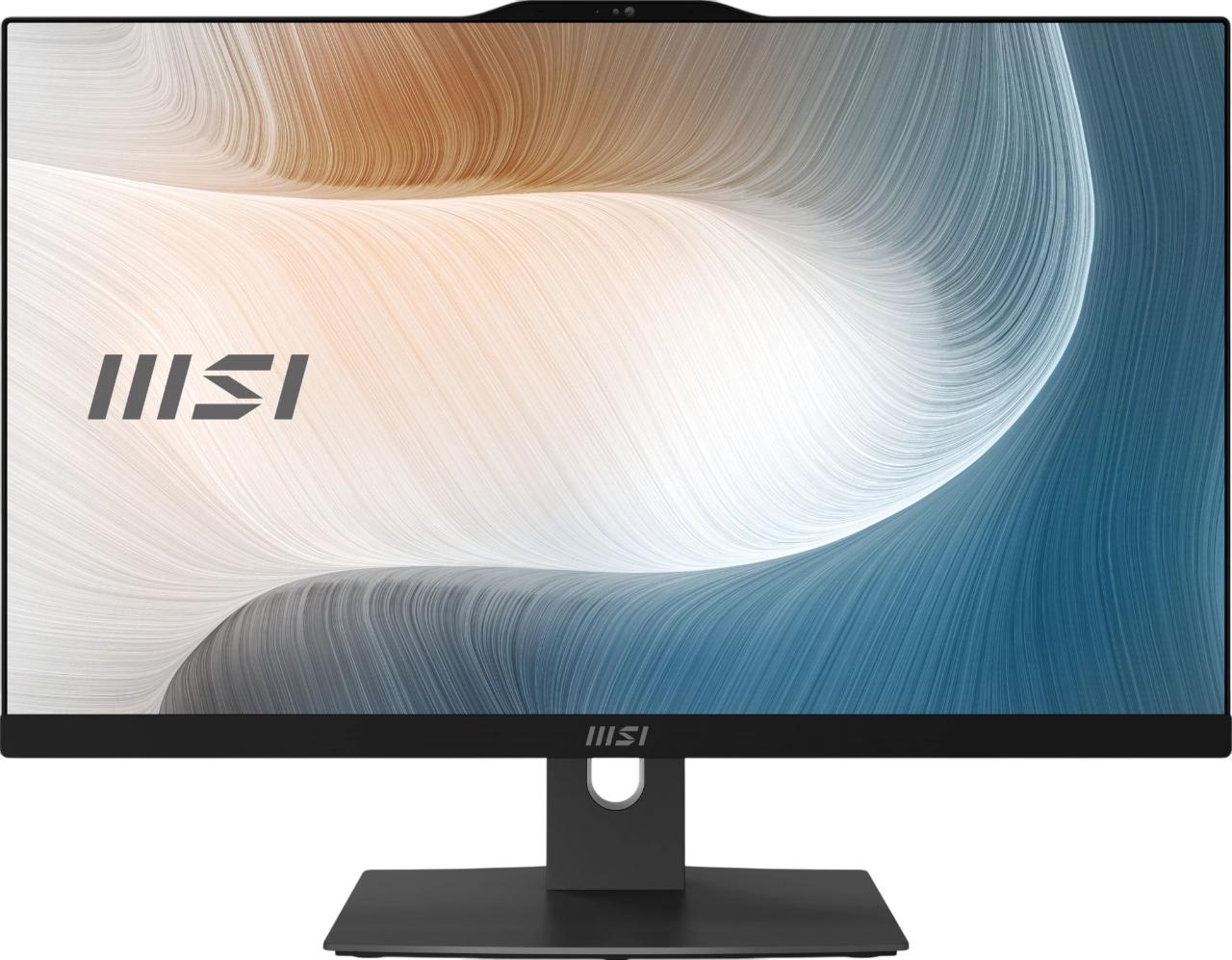 Моноблок/ MSI Modern AM272P 1M-683XRU   27"(1920x1080 IPS)/Intel Core 3 100U(1.2Ghz)/8192Mb/512PCISSDGb/noDVD/Int:Intel® Graphics/Cam/BT/WiFi/war 1y/7.5kg/Black/noOS + Wireless KB+M, 9S6-AF8231-1033