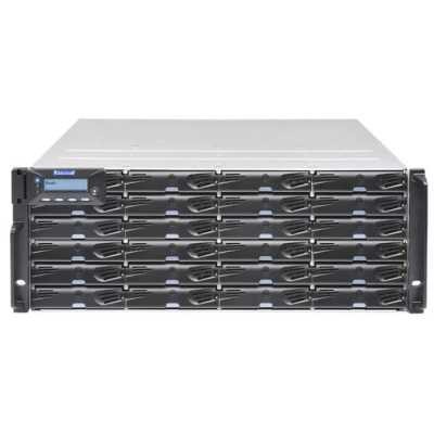Система хранения данных Infortrend EonStor DS 3000U 4U/24bay Dual controller, 2x12Gb/s SAS,8x1G iSCSI+4xhost board, 2x4GB, 2x(PSU+FAN),2x(SuperCap+Flash),24xSAS SFF/LFF,1xRail kit(ESDS 3024RUC-C)(repl DS3024RUC000C-8U30), DS3024RU1C00C-8U30