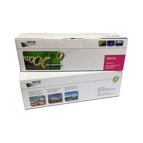 Картридж для HP Color LJ M155/MFP M182/M183 W2413A (216A) красный (0,85К) БЕЗ ЧИПА!!! UNITON Premium GREEN LINE (Eco Protected)