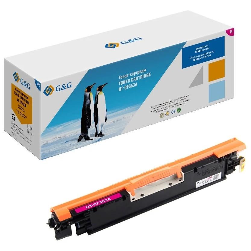 GG-CF353A G&G Тонер-картридж пурпурный для НР LaserJet Pro Color M176/176FN/M177/M177FW (1000стр)