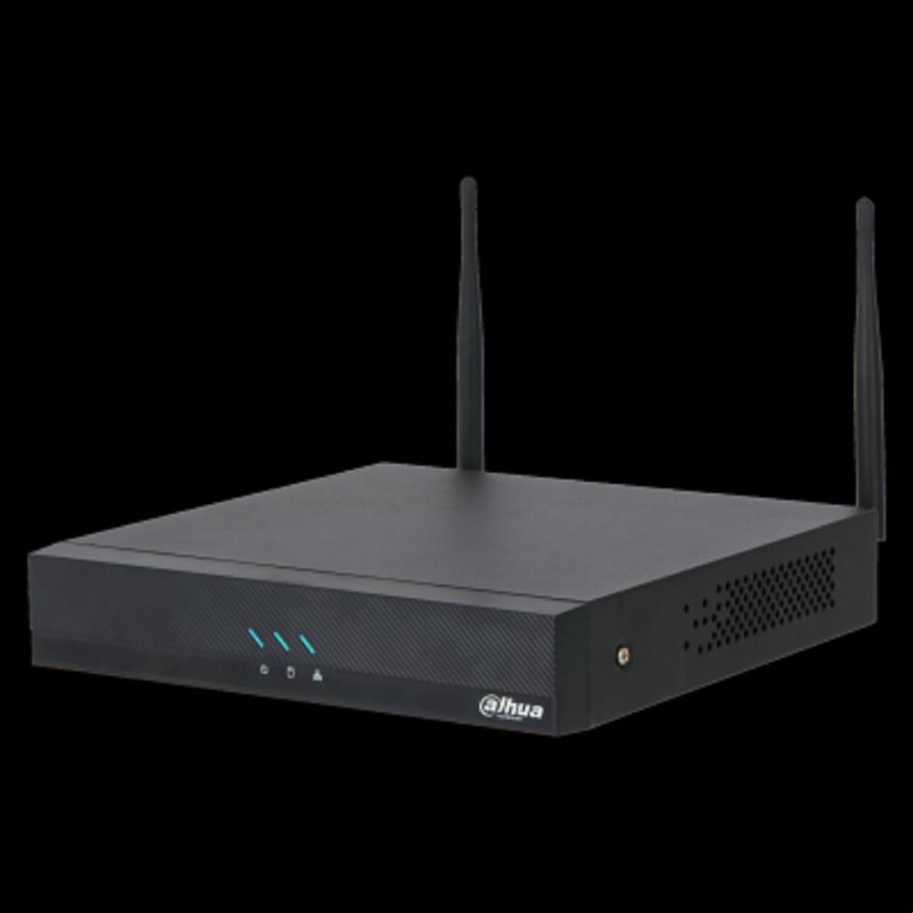 DAHUA DHI-NVR2104HC-W 4-канальный IP-видеорегистратор H.265+ c W-Fi и ИИ  до 80Мбит/с;  1 SATA III до 20Тбайт;  1 HDMI, 1 VGA;  1 RJ45 100Мбит/с, Wi-Fi 2.4ГГцвидеоаналитика