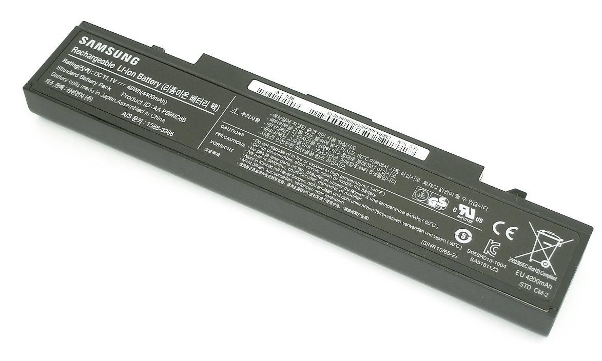 Батарея для Samsung Q320/Q430/Q530/R480/R420/R520/R510/R580 11.1V 48Wh черная (AA-PB9NC5B/AA-PB9MC6B), AA-PB9NC6B-SP