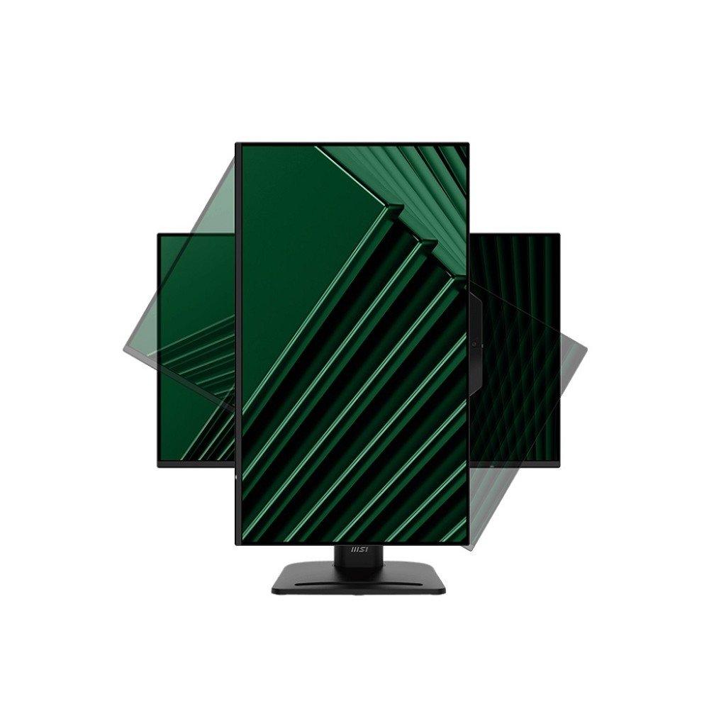 MSI PRO 27" MP272PMG {IPS 1920x1080 120Hz 4ms 1500:1 300cd D-Sub HDMI DisplayPort 2xUSB Webcam Speaker HAS Pivot VESA}, 9S6-3PD99T-004