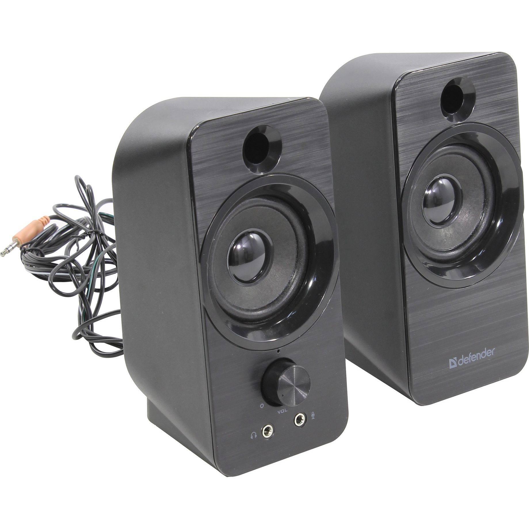 Defender Акустическая 2.0 система SPK-190 черный, 8 Вт, питание от USB., 65190