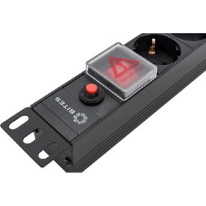 5bites PDU819A-07 Блок розеток  8S / AL / SWITCH / 1U / 19"
