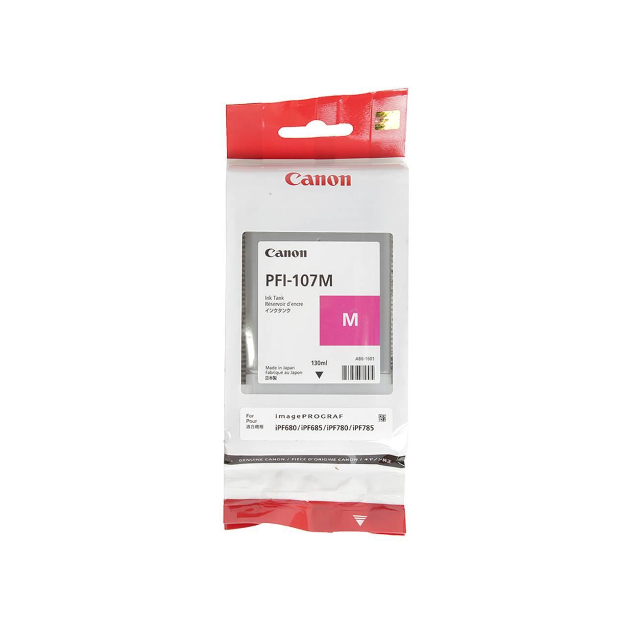 Картридж CANON PFI-107 M пурпурный,  130ml, 6707B001