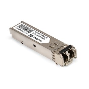 Exegate EX298329RUS Трансивер SFP EXT-1G-MM850-LC2-550M (1000Base-SX для многомодового оптического кабеля, 1,25 Гбит/с, Tx:850/Rx:850 нм, до 550 м, разъем Duplex LC)