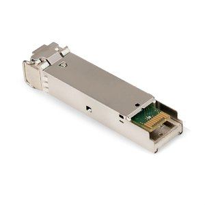 Exegate EX298329RUS Трансивер SFP EXT-1G-MM850-LC2-550M (1000Base-SX для многомодового оптического кабеля, 1,25 Гбит/с, Tx:850/Rx:850 нм, до 550 м, разъем Duplex LC)