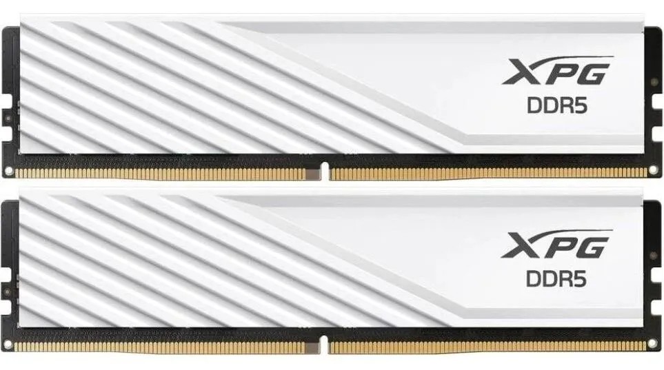 Оперативная память ADATA LANCER BLADE DDR5 DIMM 32GB 6000MHz 2*16GB 36-38-38 1.35V WHITE DUAL TRAY, AX5U6000C3616G-DTLABWH