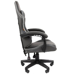 Офисное кресло Chairman CH28 экокожа, черно-серый (7162899)