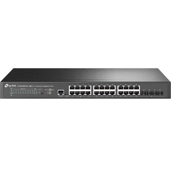 коммутатор TP-Link SG3428XPP-M2, Omada™ 24-Port 2.5GBASE-T and 4-Port 10GE SFP+ L2+ Managed Switch with 16-Port PoE+ 8-Port PoE++