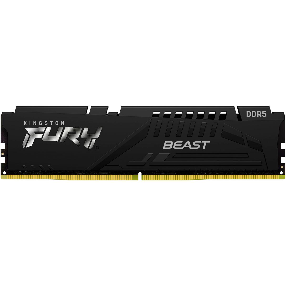 Память оперативная/ Kingston 8GB 5600MT/s DDR5 CL36 DIMM FURY Beast Black EXPO, KF556C36BBE-8