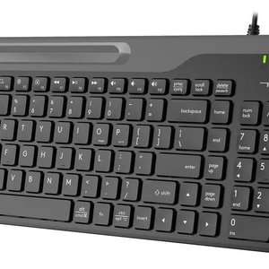 Клавиатура A4Tech Fstyler FK25 черный/серый USB slim [1530215], FK25 BLACK