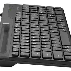 Клавиатура A4Tech Fstyler FK25 черный/серый USB slim [1530215], FK25 BLACK