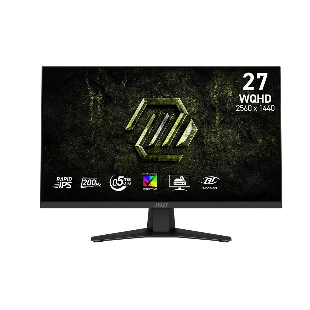 MSI MAG 27" 274QF E20 {IPS 2560x1440 200Hz 0.5ms 300cd 2xHDMI DisplayPort Tilt Internal Vesa}, 9S6-3CE41H-095