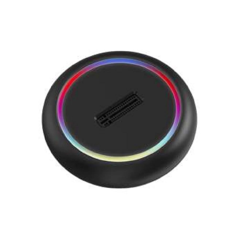 ORIENT UHD-524LED, USB 3.2 Gen2 (USB 3.1) док-станция для SSD M.2 M-key NVMe (JMS581DL, поддержка UASP,TRIM), скорость до 10 GB/s, два кабеля подключения USB Type-A + Type-C, подсветка корпуса (33405)