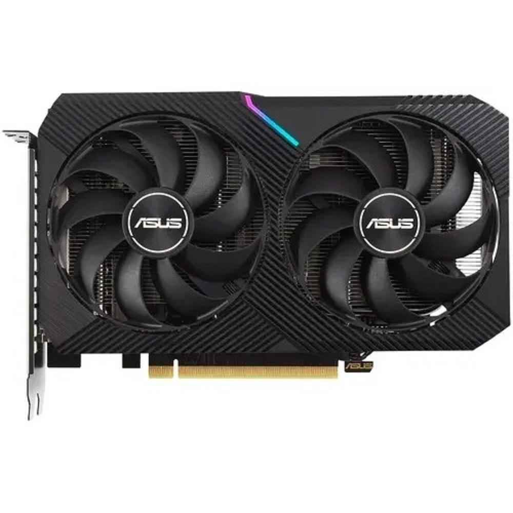 Видеокарта ASUS GeForce RTX3050 Dual V2 OC Edition 8GB GDDR6 128bit DP/DVI/HDMI (DUAL-RTX3050-O8G-V2) RTL