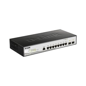 D-Link DGS-1210-10/ME/B2A Управляемый L2 коммутатор с 8 портами 10/100/1000Base-T и 2 портами 1000Base-X SFP
