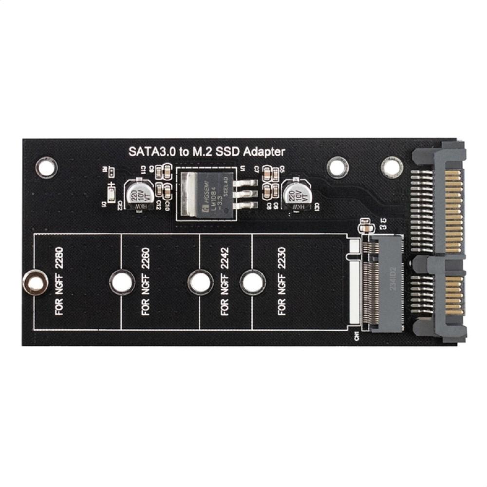 Exegate EX297542RUS Переходник ExeGate EXE-522 (M.2 B key -> SATA3.0, для подключения SSD с разъемом M.2 NGFF к разъему SATA 6G)