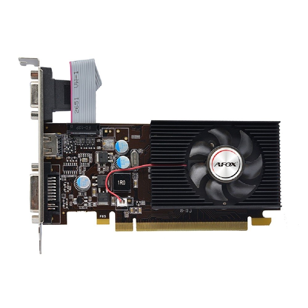 Видеокарта AFOX G210 LP 1GB, DDR3 64-bit, VGA/DVI/HDMI  PASSIVE LP (AF210-1024D3L5) RTL 