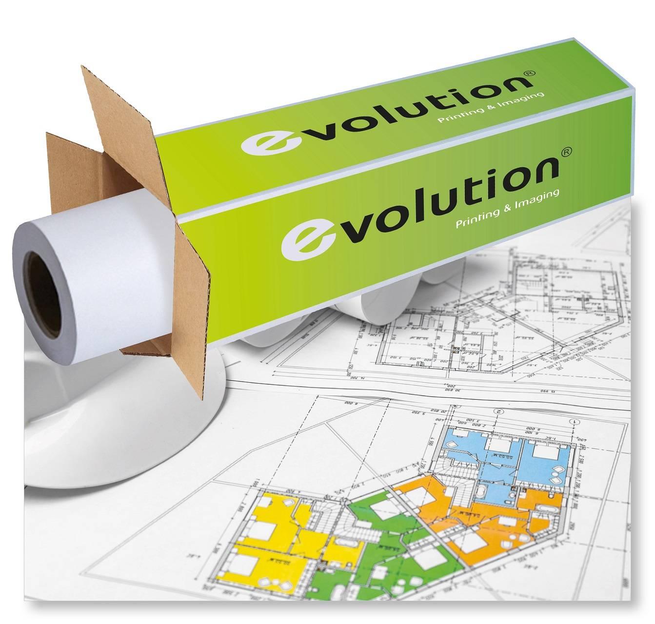 Бумага EVOLUTION  Premium EXTRA Paper 75gr 0.610х50м  втулка 2" / 50,8мм  (ex.450L90501), 2154055