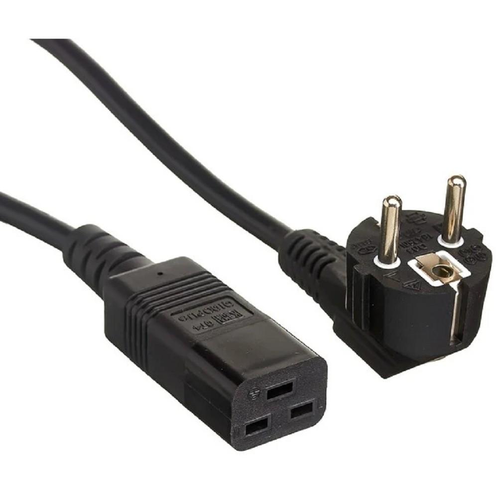 Exegate EX297805RUS Кабель питания Special PC19-5S (Евровилка Schuko->C19, 3*1.5mm2, CCA, черный, 5м)