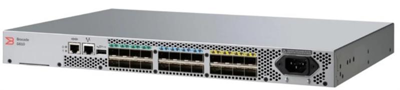 Коммутатор Brocade G610 FC, 24 ports/24 active, 24x32G SWL SFP+ trans, PowerSup, rails, EntBndl gratis, FOS notupgradable (DS-6610B,SN3600B,SNS2624,DB610S), BR-G610-24-32G_EB