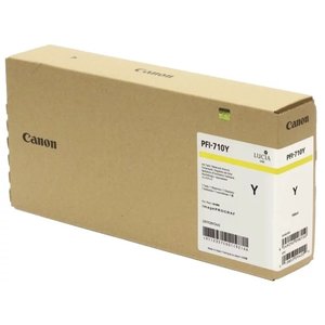 Canon PFI-710Y 2357C001 Картридж для CANON imagePROGRAF iPF TX-2000, iPF TX-3000, iPF TX-4000, 700 мл.