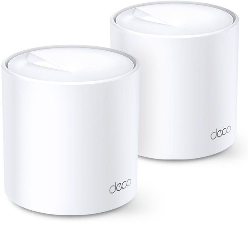 Точка доступа/ AX5400 Whole Home Mesh Wi-Fi System, Wi-Fi 6, 2402Mbps (4 streams) at 5GHz and 574Mbps (2 streams) at 2.4GHz, 2 Gigabit ports of each unit, support OFDMA, Deco X60(2-pack)