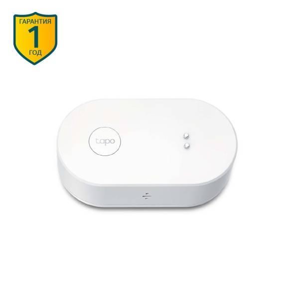 TP-Link Tapo T300 Датчик протечки воды, 868 МГц, питание от двух батареек AAA, звуковой сигнал 90 дБ, IP67