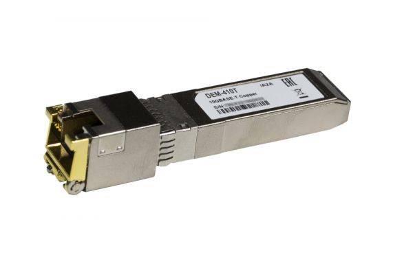 D-Link DEM-410T/A2A Трансивер SFP+ с 1 портом 10GBase-T (до 30 м)